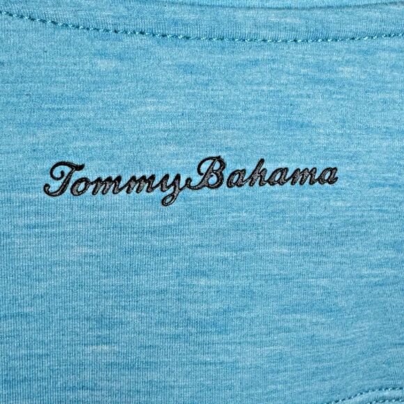 Tommy Bahama Pullover Mens XL Blue Island Zone Half Zip Performance Sweater Top - Picture 8 of 16
